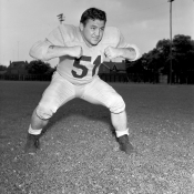 photo of football player, Eddie Bevan 