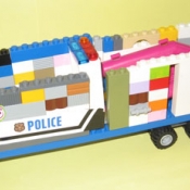 a LEGO Police Van